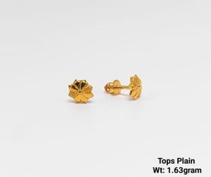 22KT New Design Gold Tops Plain, Brand Name : Sunbera All Casual