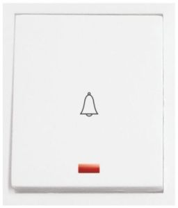 F3 6 AMP. 1 M Bell Push Switch With Indicator