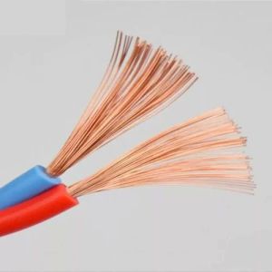 PVC Insulated 2 Core Twisted Flexible Wire with Copper Conductor