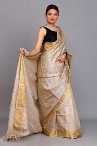 Desi Tussar Silk Saree