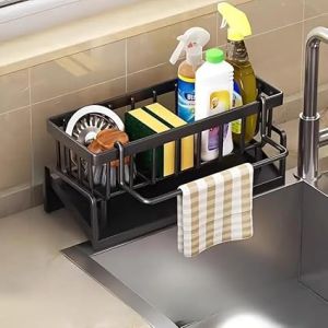 Carbon Steel Kitchen Sink Organizer