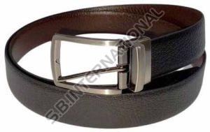 Coffee Brown Reversible Leather Belt