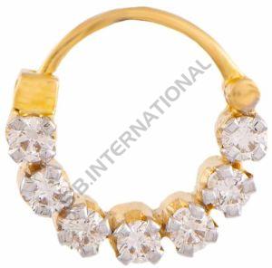 Golden Plain Gold Nose Ring