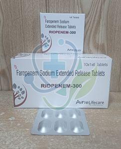 Riopenem 300mg Faropenem Sodium Extend Release Tablet