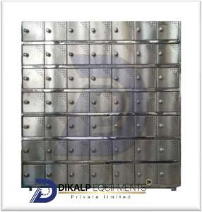 Polished Stainless Steel Locker, Color : Silver for Storage