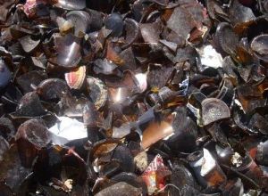 Sorted Amber Glass Bottle Scrap