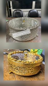 German Silver Dry Fruit Box