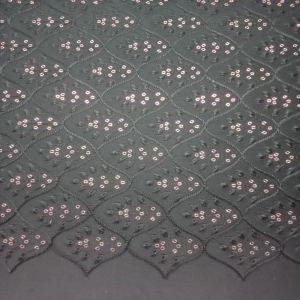 Embroidered Polyester Garment Fabric, Width : 30-40 Inch