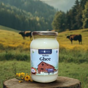 Ubharta 500ml Buffalo Bilona Ghee, Form : Liquid