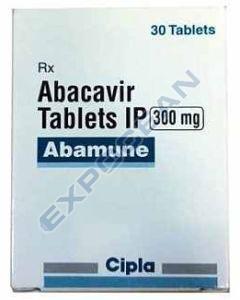 Abamune 300mg Abacavir Sulphate Tablet