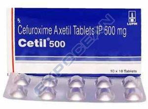 Cetil 500mg Cefuroxime Axetil Tablet