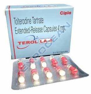 Terol La 4mg Tolterodine Tartrate Capsule