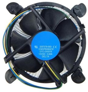 Plastic Motherboard Fan, Color : Black Standard for Cooling CPU