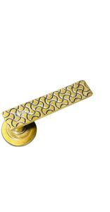 Bronze Antique Carved Almirah Handle, Color : Golden