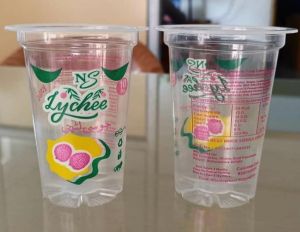 Polypropylene (PP) 180ml PP Lychee Juice Disposable Glass