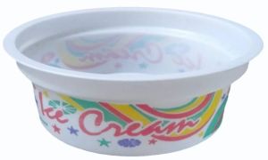 Printed 35ml Polypropylene Jelly Ice Cream Cup, Shape : Square