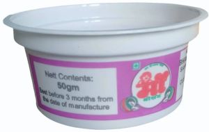 PP (Polypropylene) Printed 50ml Polypropylene Ice Cream Cup