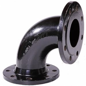 Cast Iron Double Flanged Pipe Bend, Color : Black, Blue