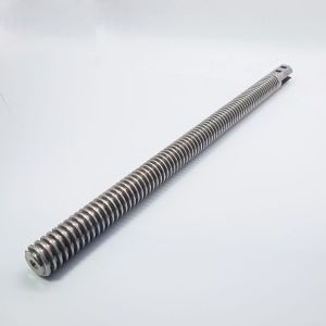 Galvanized Stainless Steel Industrial Lead Screw Rod, Color : Silver