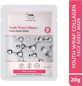 Tnw The Natural Wash Glow Essence Collagen Face Sheet Mask