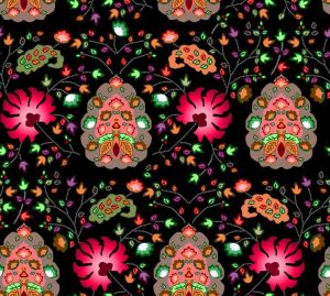 Digital Print Georgette Fabric, Color : Multicolor