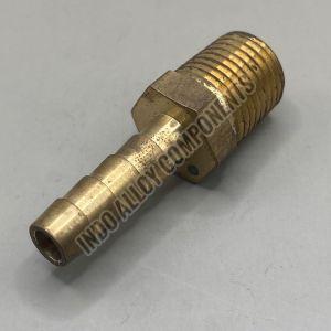 Metal Polished Pmw Hose Nipple, Color : Golden