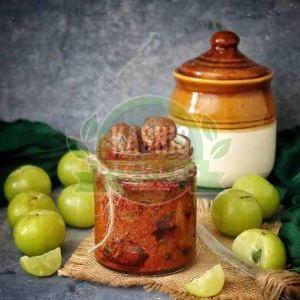 Spicy Gooseberry Pickle
