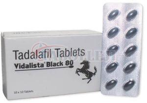 80mg Vidalista Black Tadalafil Tablets