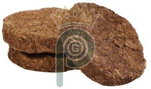 Round Cow Dung Cake, Color : Brown