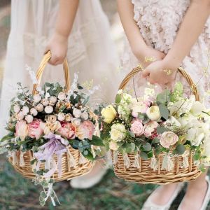 Wedding Flower Basket Traditional, Modern, Vintage