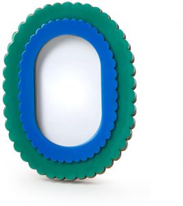 Resin Glass Decorative Scallop Vanity Mirror