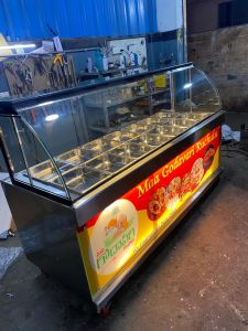 Stainless Steel Curry Display Counter