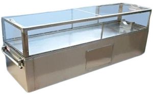 Stainless Steel Dead Body Freezer, Color : Silver