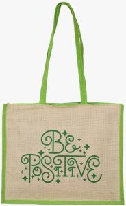 100% Laminated Jute Shopping Bags, Color : Multicolor Designs