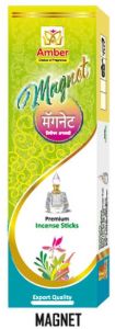 Amber Magnet Premium Incense Sticks, Color : Brown