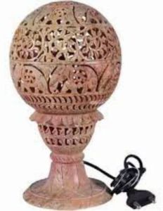 Electric Floral Cutout Sphere Lamp