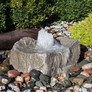 Pebble Base Natural Stone Fountain