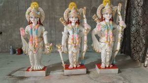 Rama Lakshmana Sita Marble Statue