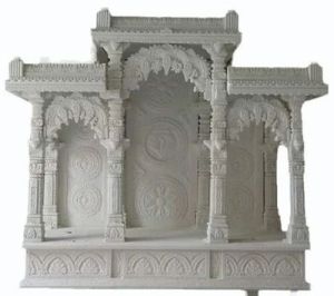 Twin Column Marble Temple Jharokha