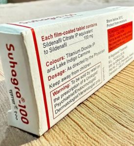 Suhagra Sildenafil Citrate 100mg Tablets, Brand Name : Suhagra-100
