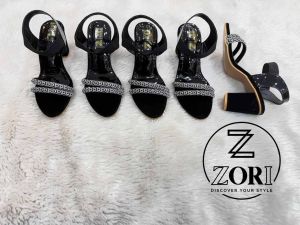 Patent Leather High Heel Sandal Strappy, Brand Name : Zori
