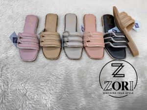 Rubber Stylish Indoor Home Ladies Slipper, Brand Name : Zori