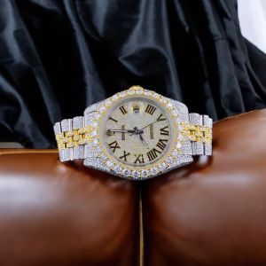 Elite Iced Out Diamond Studded Watch