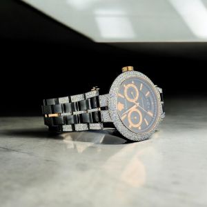 Refined Moissanite Diamond Studded Brilliance Watch