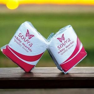 15 GSM Sovya White Marble Quality Tissue Paper