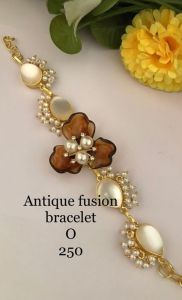 Antique  Mother OF Pearl Fusion Bracelet