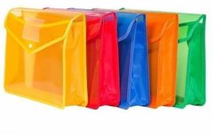 Cross Line Button File Folder