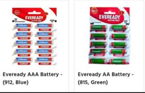 Alkaline Eveready Battery Cells, Color : Blue, Green