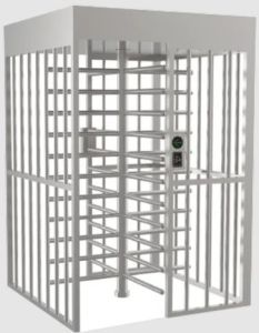 Essl Robust Mild Steel Full Height Turnstile, Color : Silver