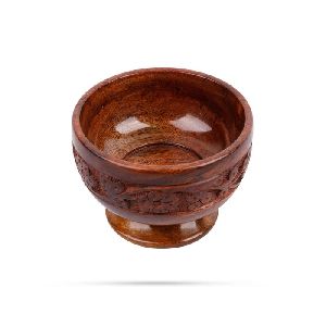 Plain Wooden Base Bowl, Brand Name : Giri, Weight : 0.145kg